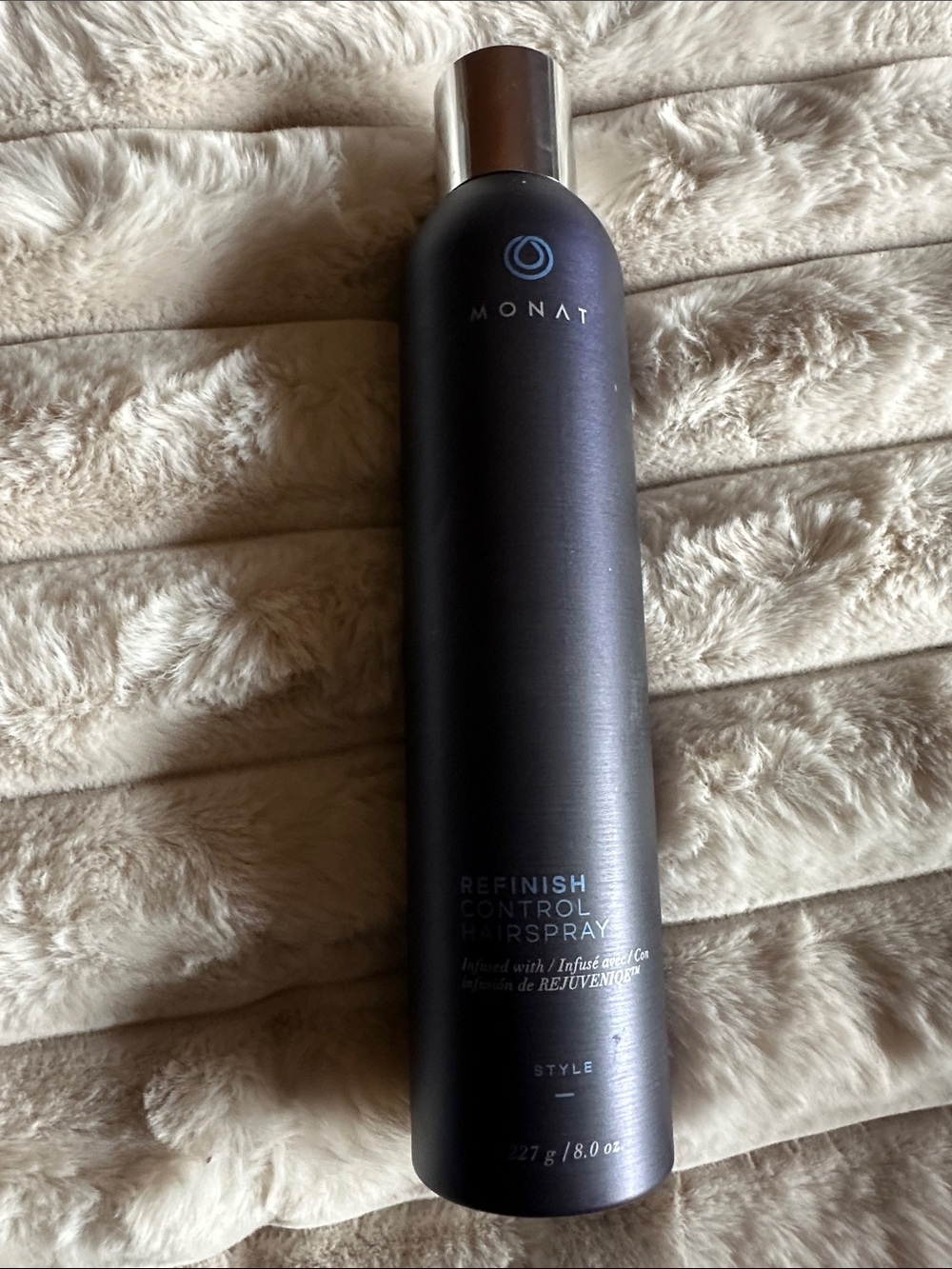 MONAT Refinish Control Hairspray – Black Bottle
